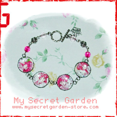 Lady Jewelpet ( Jewel Pet ) レディ ジュエルペット anime Cabochon Bracelet 
